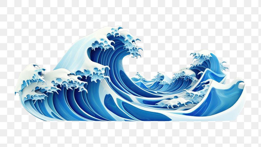 PNG Sea ocean wave white background. AI generated Image by rawpixel.