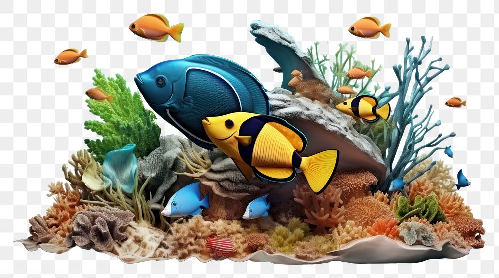 PNG  Aquarium outdoors nature animal. AI generated Image by rawpixel.
