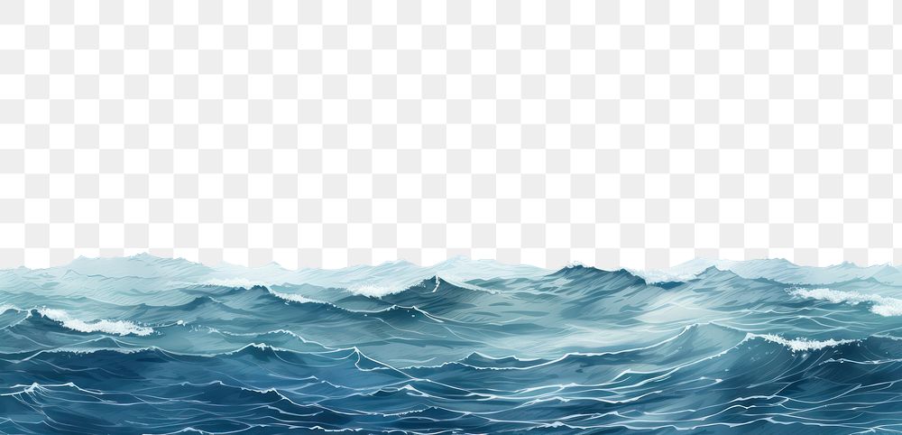 PNG Sea backgrounds horizon nature. AI generated Image by rawpixel.