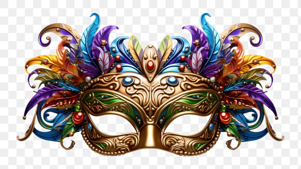 PNG  Carnival mask celebration creativity. AI generated Image by rawpixel.