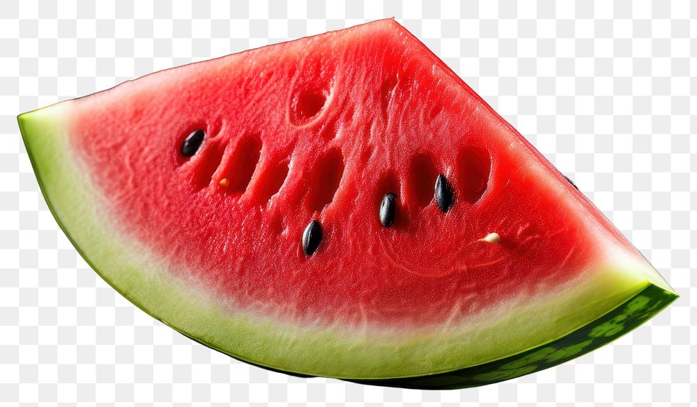 PNG Watermelon slice fruit plant food. AI generated Image by rawpixel.