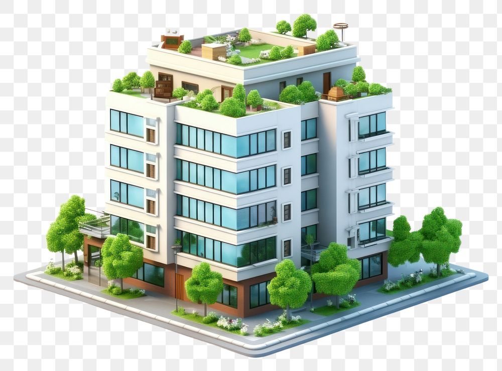 PNG Condominium architecture condominium building. AI generated Image by rawpixel.