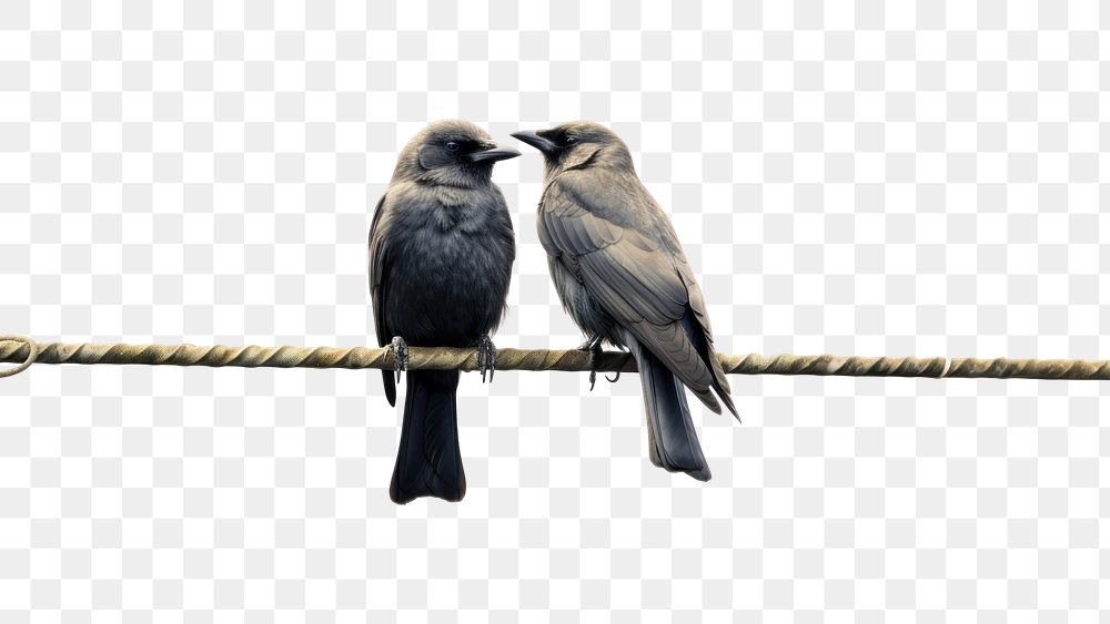 PNG Animal bird beak blackbird. AI generated Image by rawpixel.