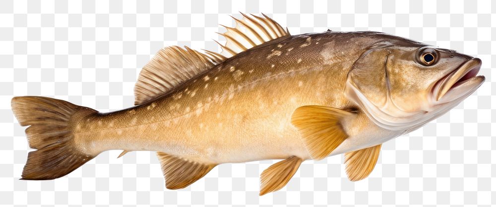 PNG Atlantic cod fresh fish animal white background. AI generated Image by rawpixel.
