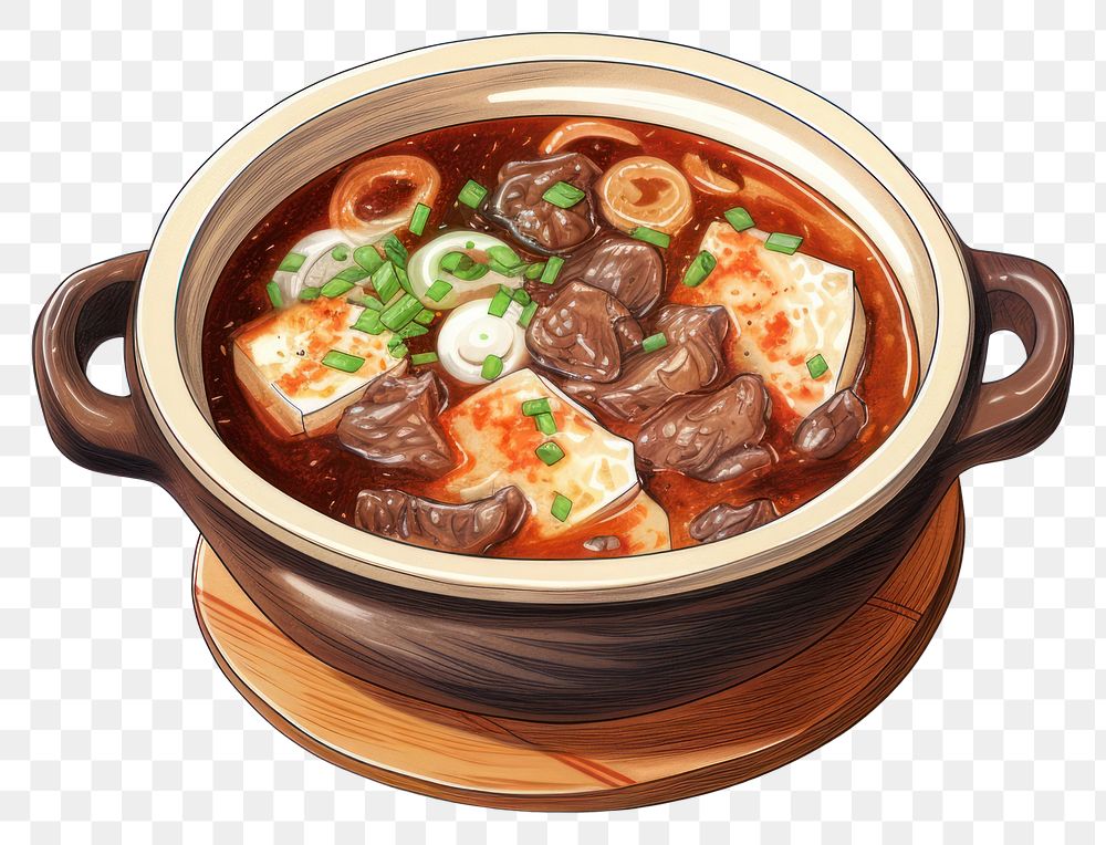 PNG Ox Bone Soup food soup meat. AI generated Image by rawpixel.