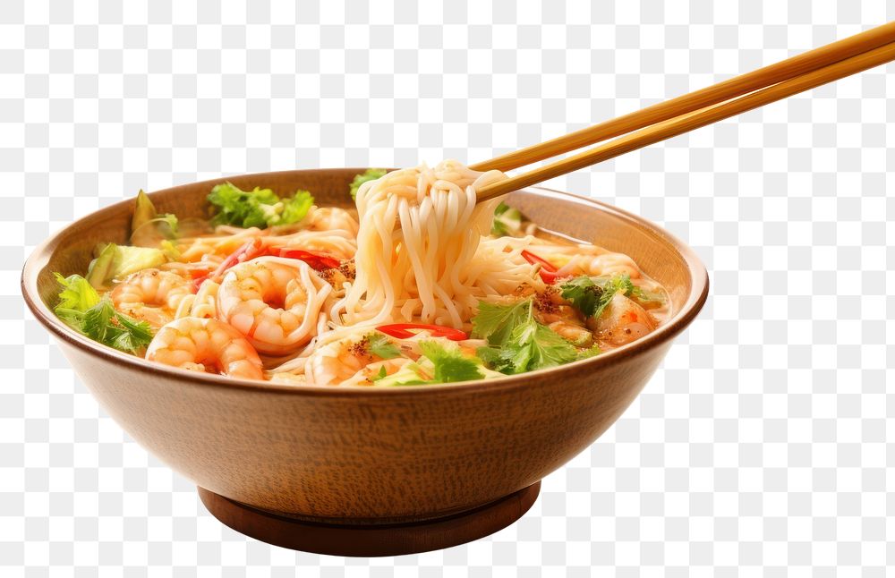 PNG Bowl chopsticks food meal. 