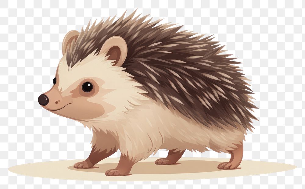 PNG Hedgehog porcupine mammal animal. AI generated Image by rawpixel.