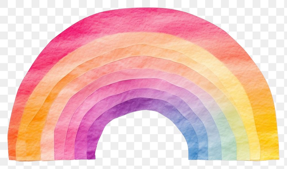 PNG Rainbow white background creativity spectrum. 