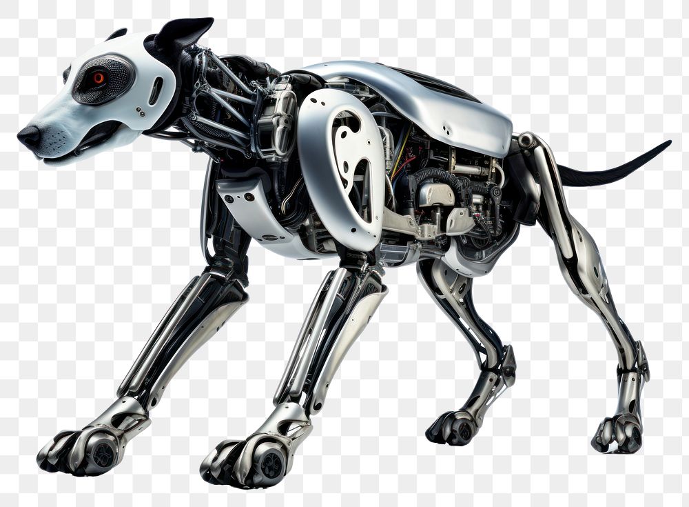 PNG Robot dog transportation futuristic
