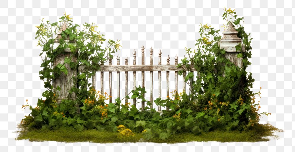 PNG Garden fence outdoors nature. AI generated Image by rawpixel.