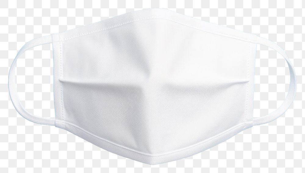 PNG Face mask white porcelain clothing. AI generated Image by rawpixel.