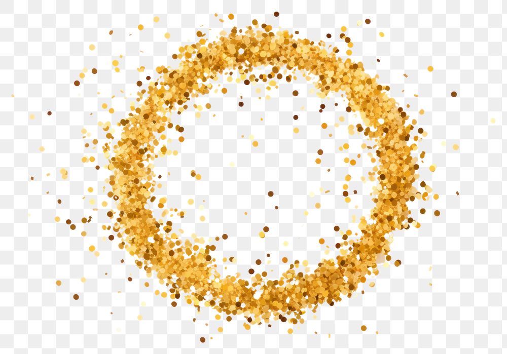 PNG Gold circle celebration transparent background