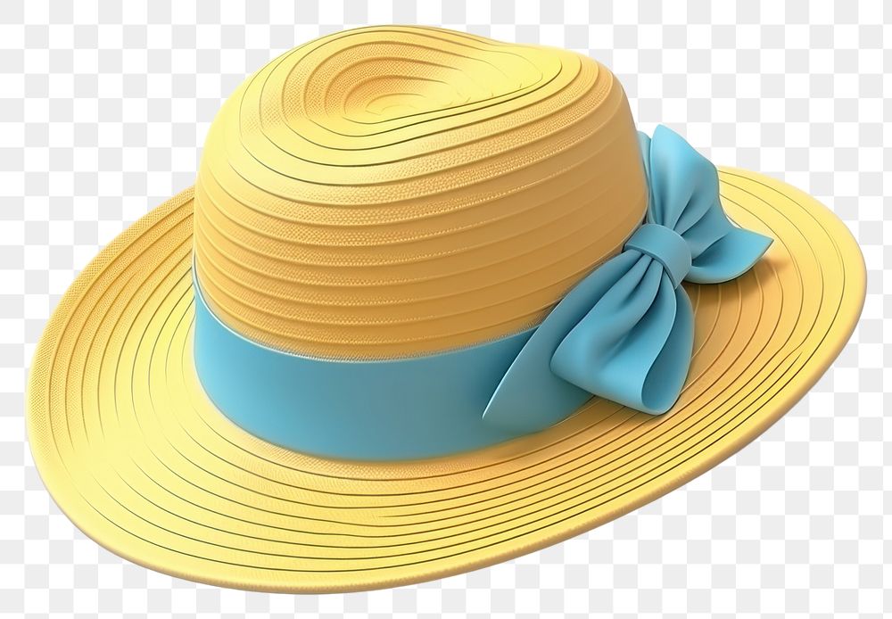 PNG Summer hat transparent background headwear. AI generated Image by rawpixel.