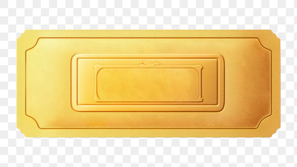 PNG Gold white background technology letterbox. AI generated Image by rawpixel.