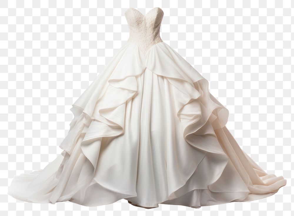 PNG Wedding dress fashion white. | Free PNG - rawpixel