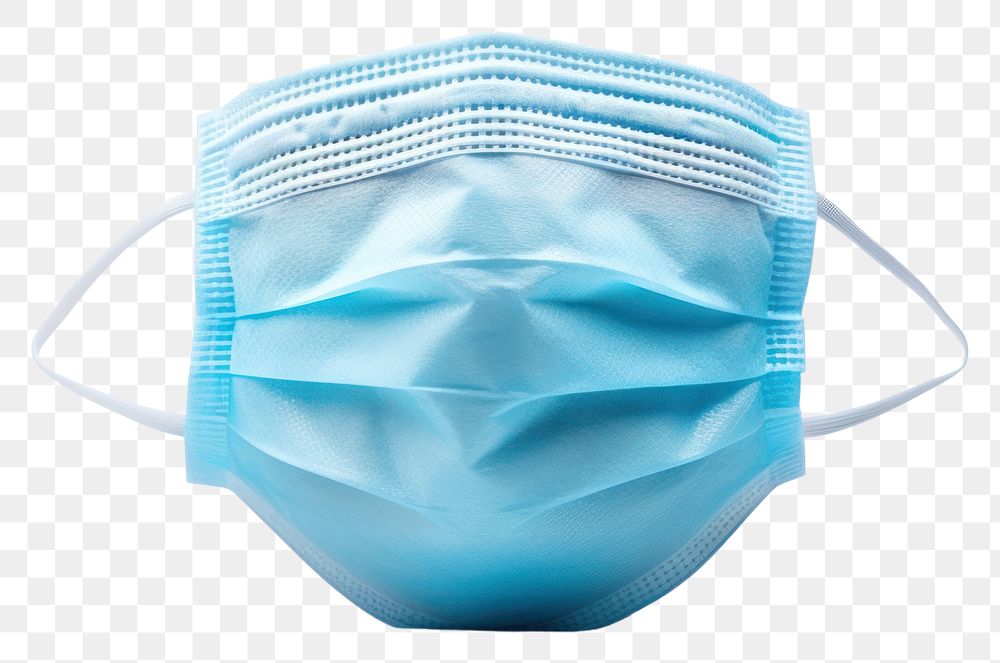 PNG Medical mask white background protection hygiene. AI generated Image by rawpixel.