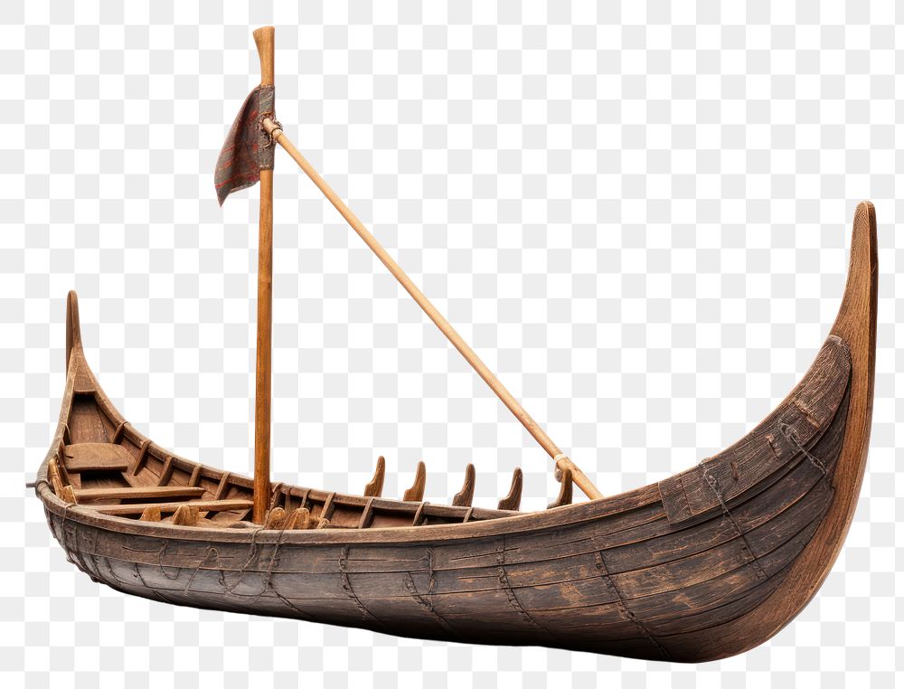 PNG Viking boat vehicle gondola canoe