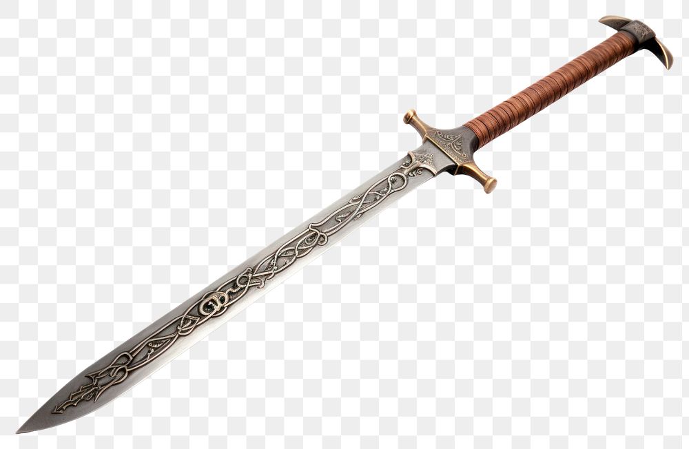 PNG Viking sword weapon dagger blade. AI generated Image by rawpixel.