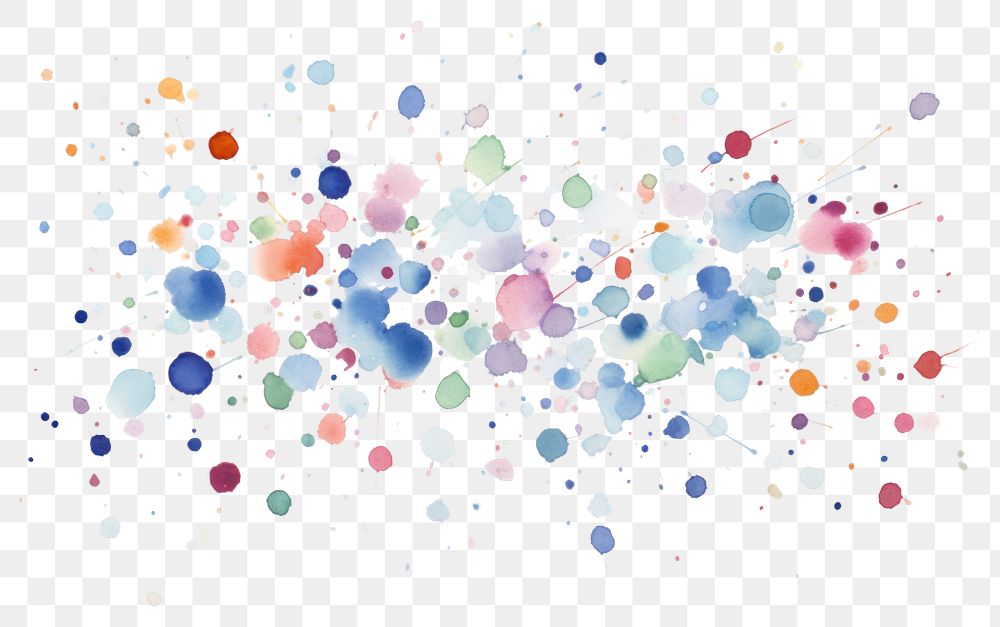 PNG Confetti backgrounds splattered creativity. AI generated Image by rawpixel.
