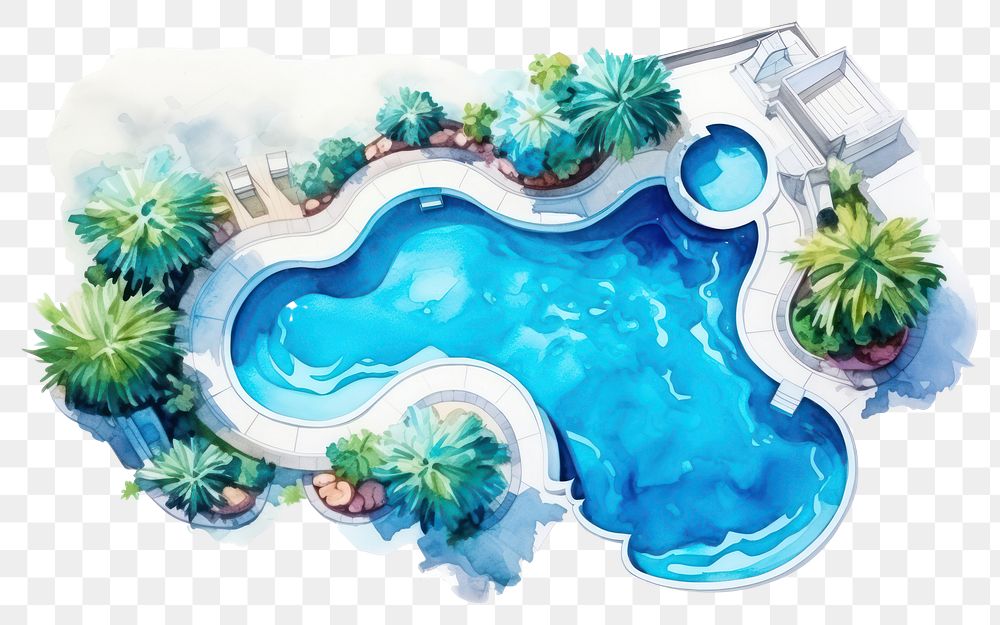 PNG Outdoors plant water pool. AI generated Image by rawpixel.