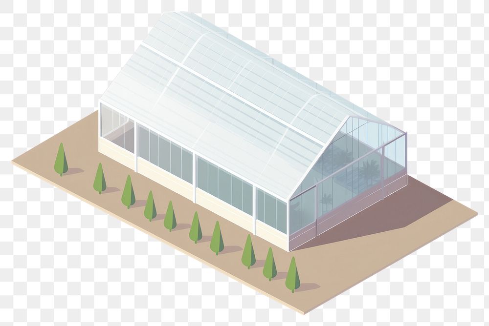 PNG Architecture greenhouse outdoors gardening. AI generated Image by rawpixel.