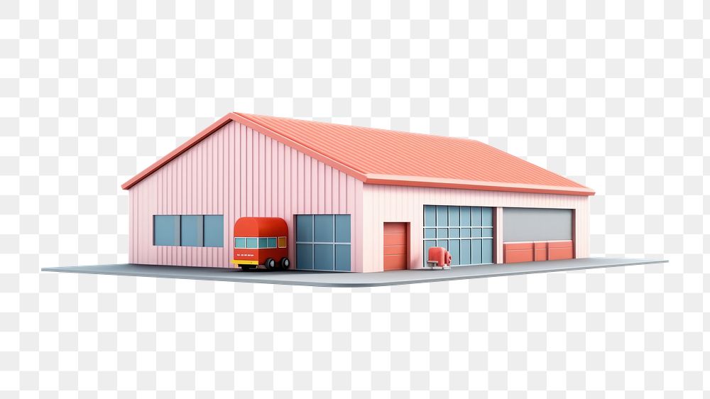 PNG Building garage house white background. AI generated Image by rawpixel.