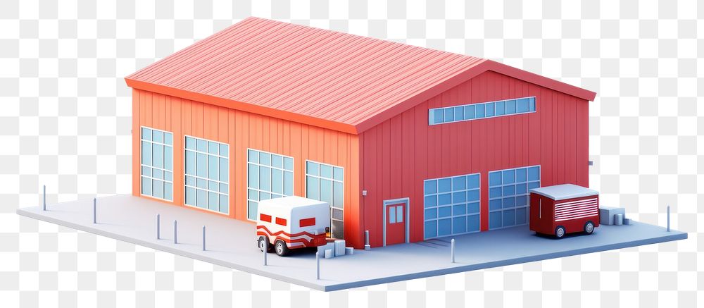 PNG Vehicle truck house white background. AI generated Image by rawpixel.