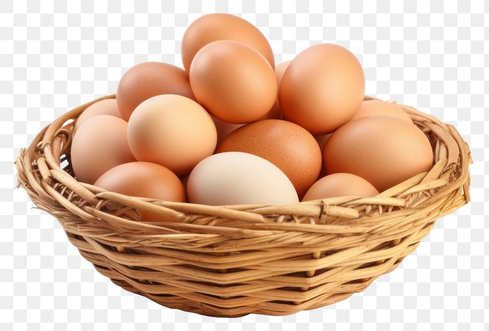PNG Basket food egg simplicity. AI generated Image by rawpixel.