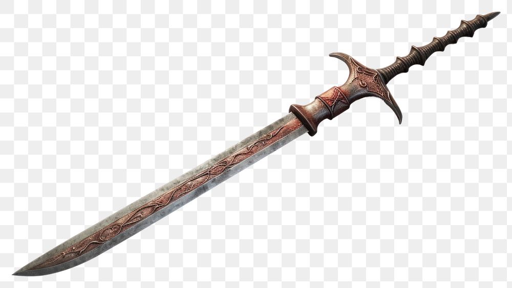PNG Sword weapon dagger blade. AI generated Image by rawpixel.