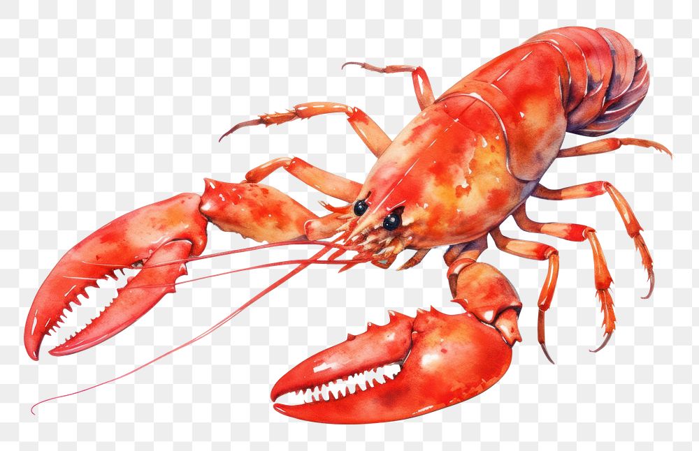 PNG Lobster seafood animal white background. AI generated Image by rawpixel.