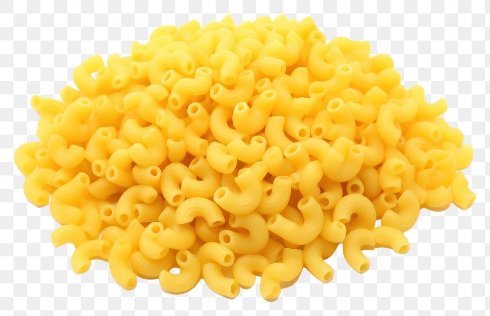 PNG Macaroni pasta food white background. AI generated Image by rawpixel.