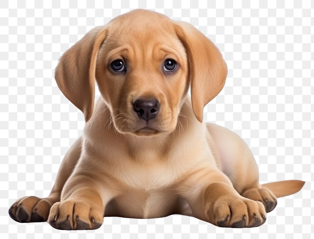 PNG  Puppy retriever animal mammal. AI generated Image by rawpixel.
