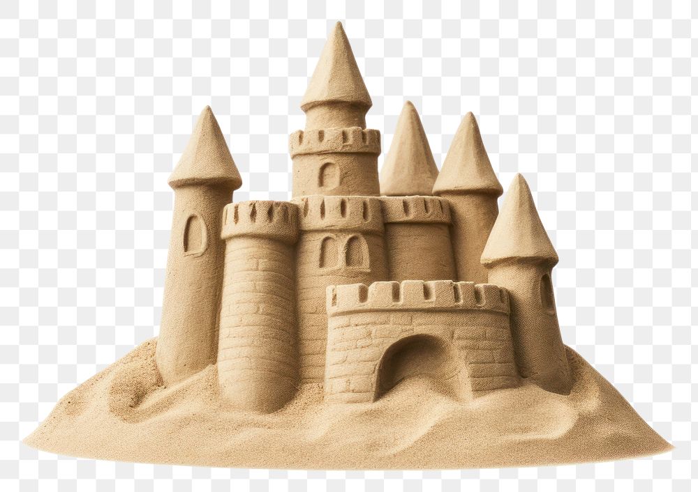 PNG Sand representation creativity sandcastle. AI generated Image by rawpixel.
