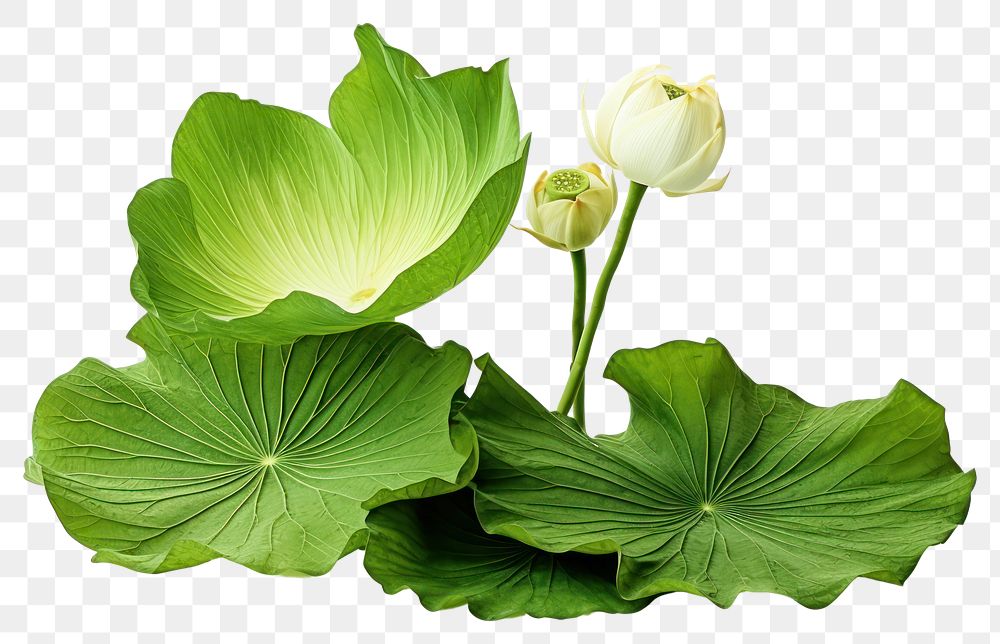 PNG Lotus leaf flower green plant. 