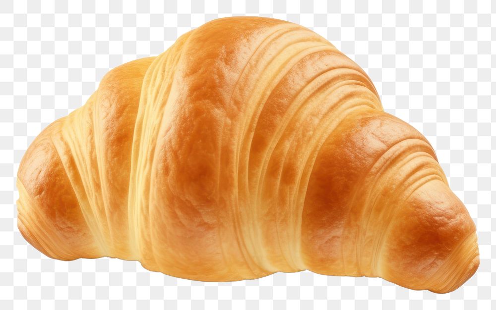 PNG Croissant bread food white background. AI generated Image by rawpixel.