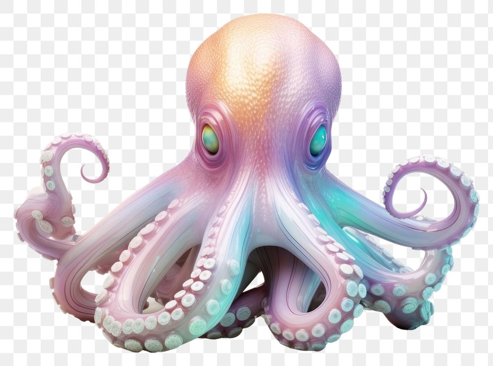 PNG Octopus animal invertebrate translucent. AI generated Image by rawpixel.