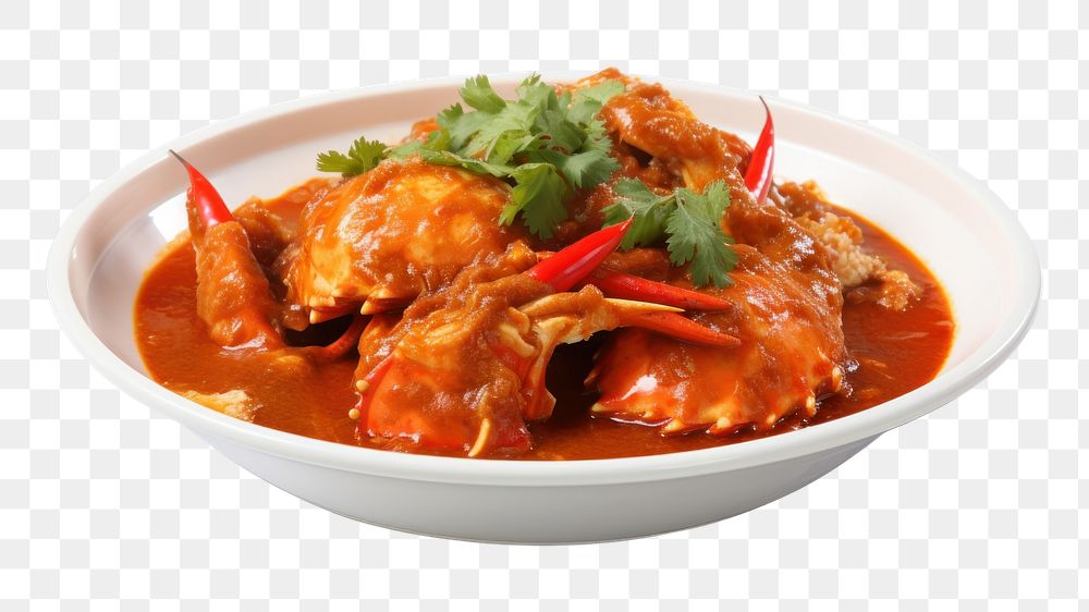 PNG Curry food meal crustacean. AI generated Image by rawpixel.