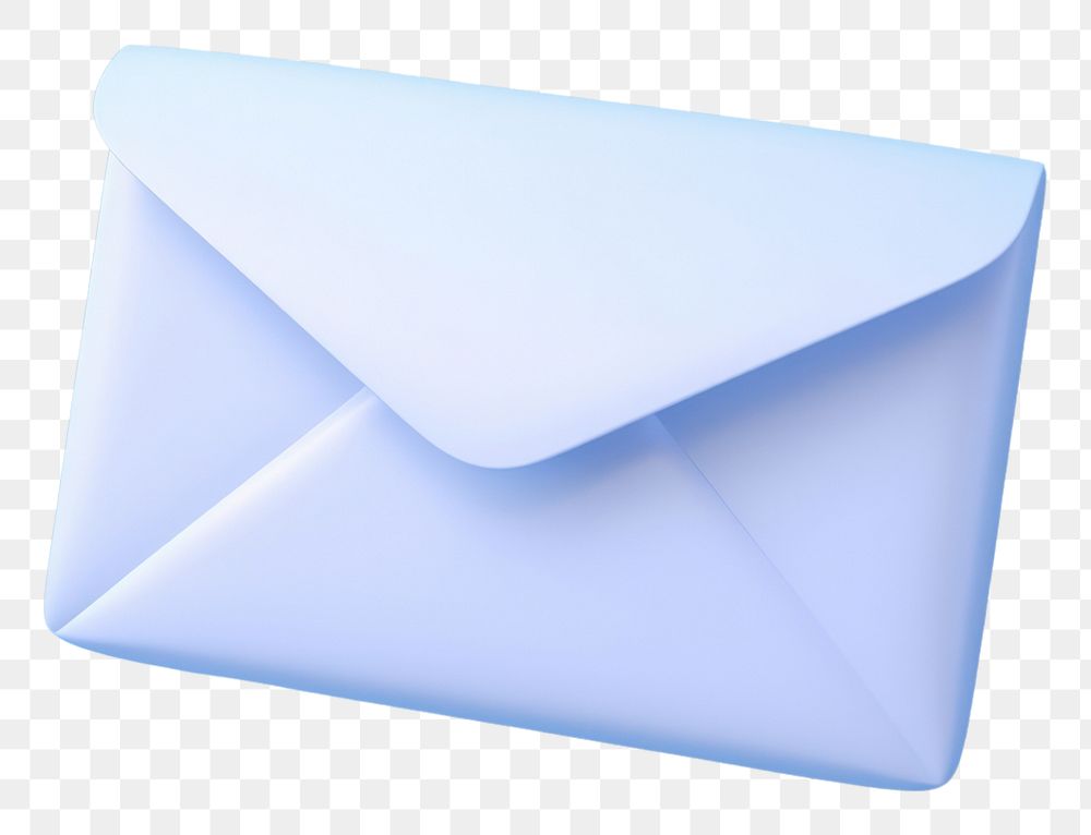 PNG Mail envelope white blue. AI generated Image by rawpixel.