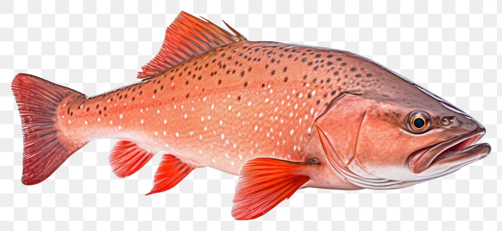 PNG Animal trout fish underwater. AI generated Image by rawpixel.