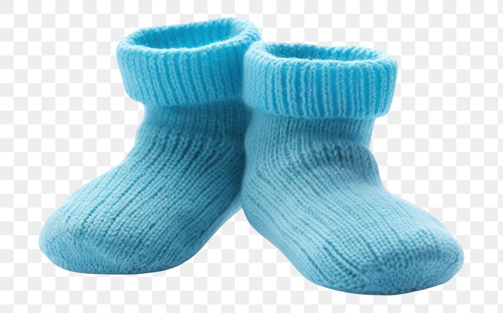 PNG Sock white background turquoise footwear. 