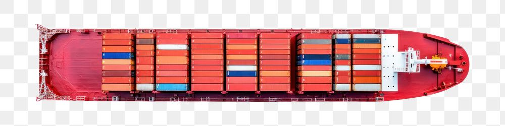 PNG Container ship watercraft container vehicle. 