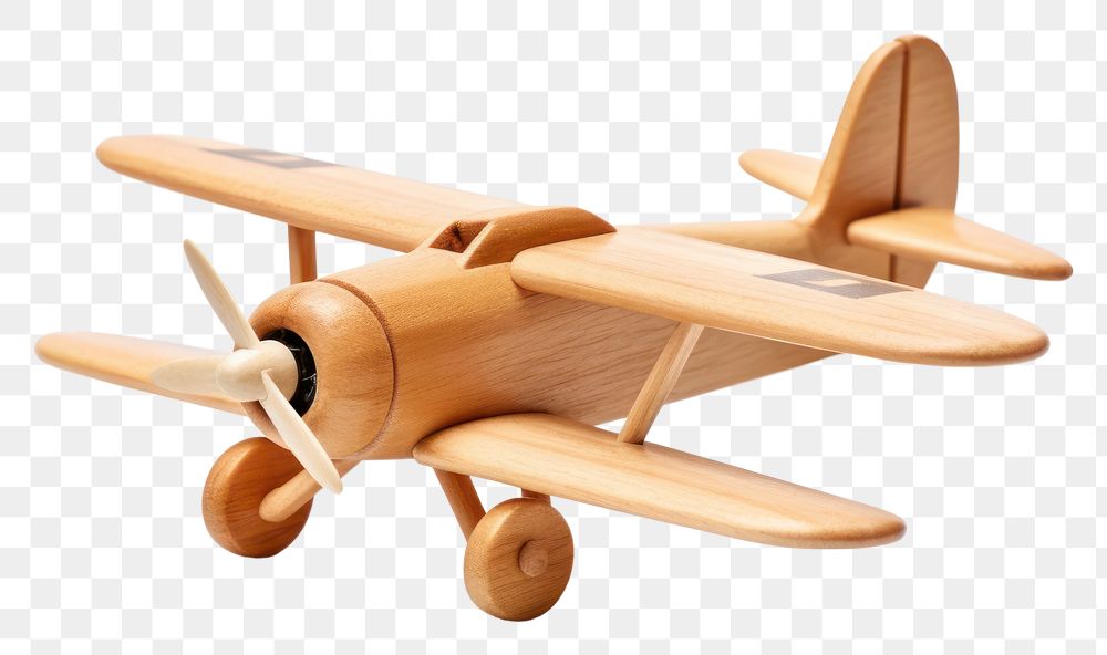 PNG Wooden plane toy airplane aircraft vehicle. AI generated Image by rawpixel.