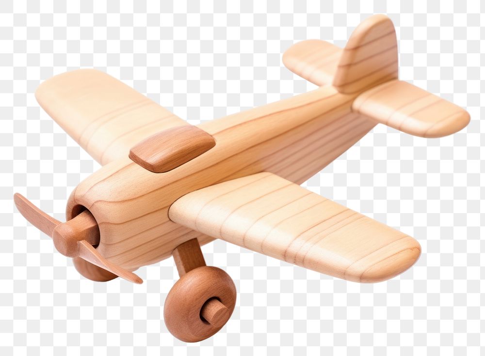 PNG Wooden plane toy airplane aircraft vehicle. 