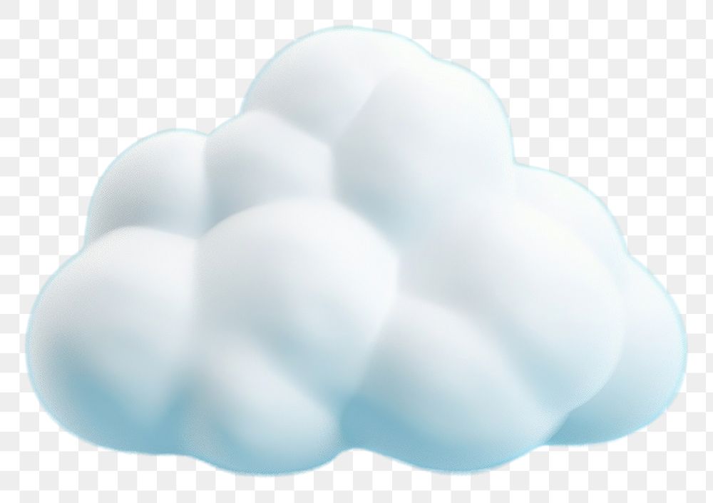 PNG Fluffy cloud cloudscape softness. AI generated Image by rawpixel.