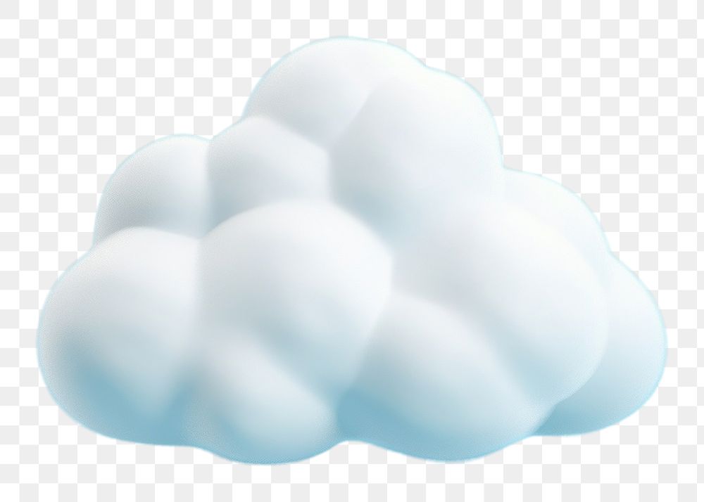 PNG Fluffy cloud simplicity softness