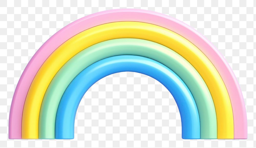 PNG Rainbow spectrum idyllic pattern. AI generated Image by rawpixel.