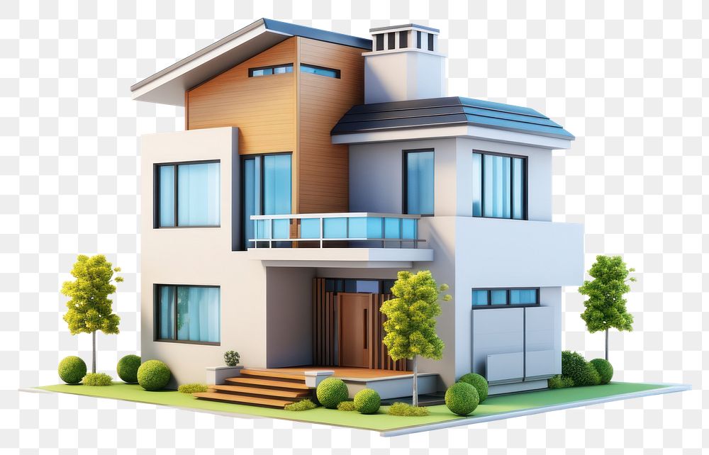 PNG Architecture building house villa