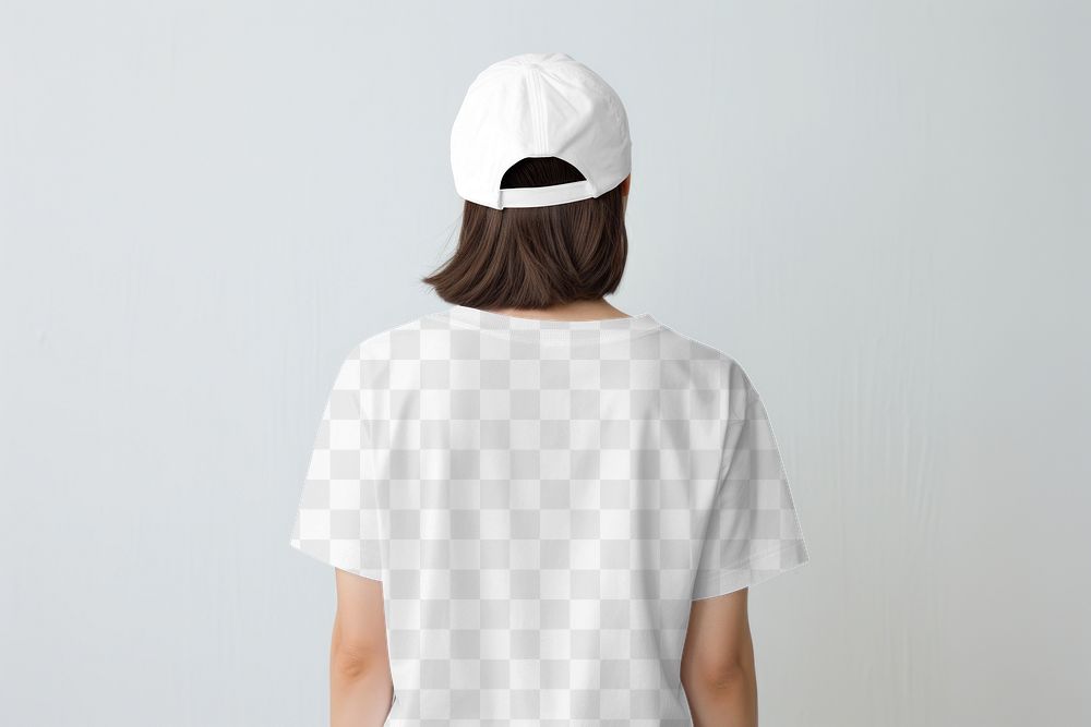 Streetwear shirt png, transparent mockup