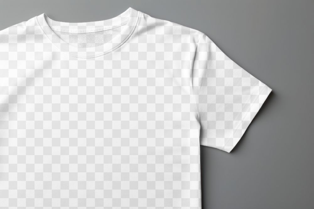 Casual t-shirt png, transparent mockup