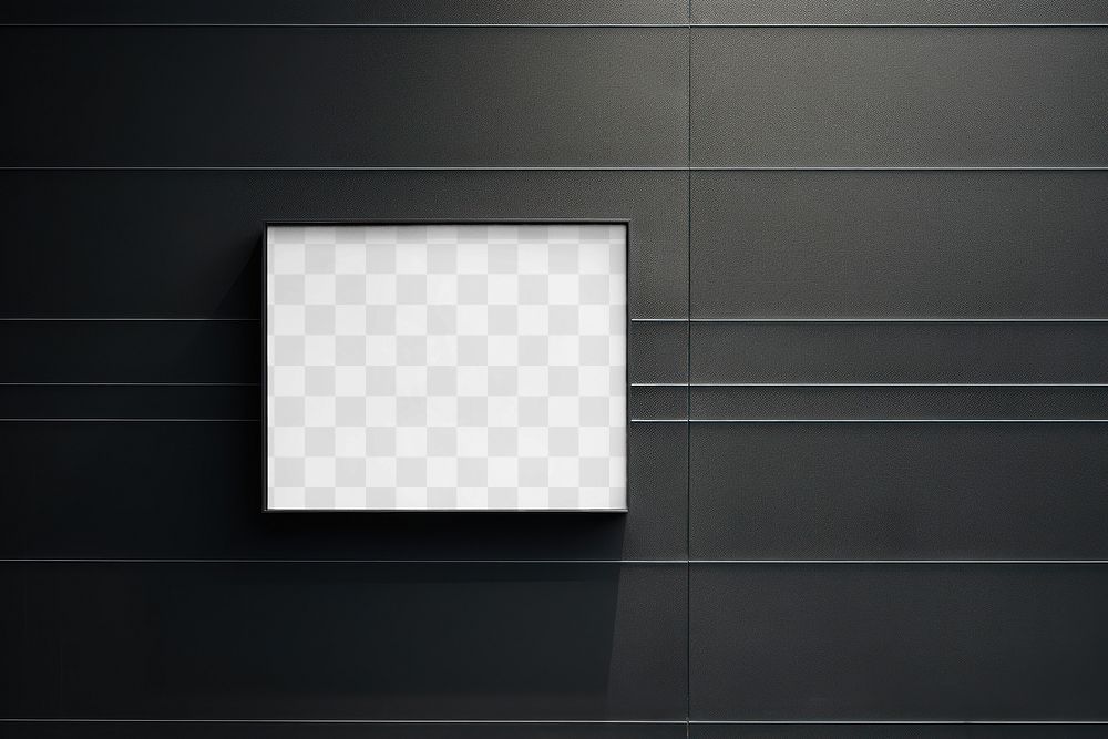 Grey wall, png transparent mockup